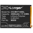 Motorola MS50 helyettesítő mobiltelefon akkumulátor (Li-Polymer, 4500mAh / 17.33Wh, 3.85V) - Utángyártott
