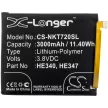 Nokia HE340 helyettesítő mobiltelefon akkumulátor (Li-Polymer, 3000mAh / 11.4Wh, 3.8V) - Utángyártott