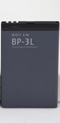 Nokia BP-3L helyettesítő mobiltelefon akkumulátor (Li-Ion, 1300mAh / 4.81Wh, 3.7V) - Utángyártott