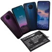 Nokia HQ430 helyettesítő mobiltelefon akkumulátor (Li-Polymer, 3900mAh / 15.02Wh, 3.85V) - Utángyártott