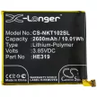 Nokia HE319 helyettesítő mobiltelefon akkumulátor (Li-Polymer, 2600mAh / 10.01Wh, 3.85V) - Utángyártott