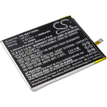   Nokia HE316 helyettesítő mobiltelefon akkumulátor (Li-Polymer, 3000mAh / 11.55Wh, 3.85V) - Utángyártott
