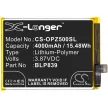 Oppo BLP839 helyettesítő mobiltelefon akkumulátor (Li-Polymer, 4000mAh / 15.48Wh, 3.87V) - Utángyártott