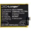 OnePlus BLP657 helyettesítő mobiltelefon akkumulátor (Li-Polymer, 3300mAh / 12.71Wh, 3.85V) - Utángyártott