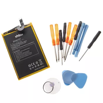   Oukitel K10000 Max készülékhez mobiltelefon akkumulátor (Li-Ion, 10000mAh / 38Wh, 3.8V) - Utángyártott