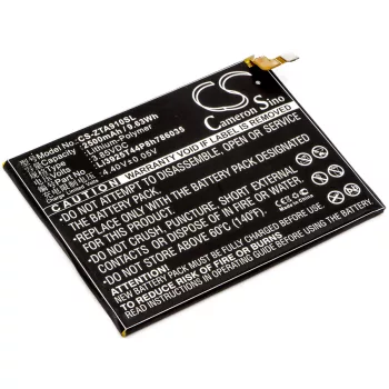   ZTE Li3925T44P8h786035 helyettesítő mobiltelefon akkumulátor (Li-Polymer, 2500mAh / 9.63Wh, 3.85V) - Utángyártott