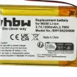 Palm / Handspring / Palmone Tungsten M550 készülékhez mobiltelefon akkumulátor (Li-Ion, 1000mAh / 3.7Wh, 3.7V) - Utángyártott