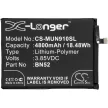 Redmi BN52 helyettesítő mobiltelefon akkumulátor (Li-Polymer, 4800mAh / 18.48Wh, 3.85V) - Utángyártott