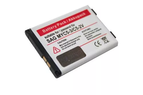 Sagem 252310505 helyettesítő mobiltelefon akkumulátor (Li-Ion, 650mAh / 2.41Wh, 3.7V) - Utángyártott