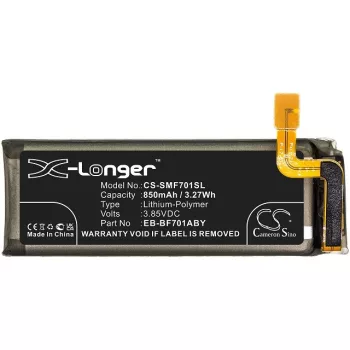   Samsung EB-BF701ABY helyettesítő mobiltelefon akkumulátor (Li-Polymer, 850mAh / 3.27Wh, 3.85V) - Utángyártott