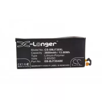   Samsung EB-BJ730ABE helyettesítő mobiltelefon akkumulátor (Li-Polymer, 3600mAh / 13.86Wh, 3.85V) - Utángyártott