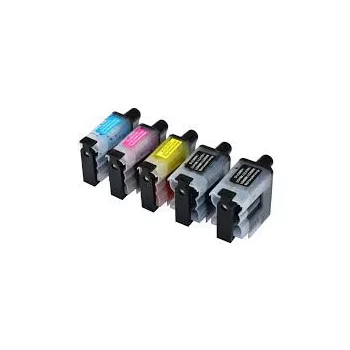   Brother LC-900M, LC-900Y helyettesítő 5 db tinta patron (Cián / Fehér / Magenta / Sárga) - Utángyártott