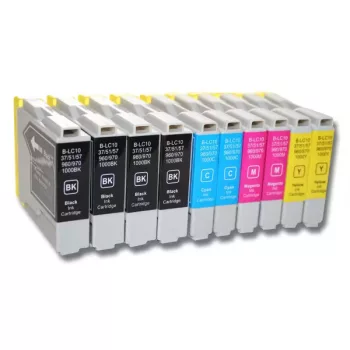   Brother LC-970M, LC-970Y helyettesítő tinta patronok (Cián / Fekete / Magenta / Sárga) - Utángyártott