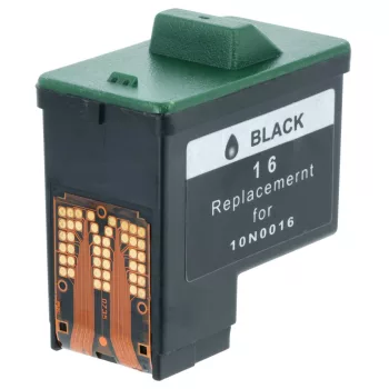   Lexmark 10N0016, 10N0217, 16, 17 helyettesítő tinta patron (Fekete) - Utángyártott