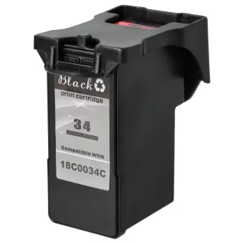   Lexmark 18C0032, 18C0034, 32, 34 helyettesítő tinta patron (Fekete) - Utángyártott