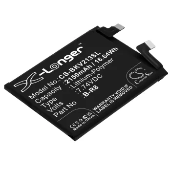   Vivo B-R8 helyettesítő mobiltelefon akkumulátor (Li-Polymer, 7.74V, 2150mAh / 16.64Wh) - Utángyártott