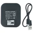 Sony Smartshot ILCE-QX1 készülékhez dupla töltőállomás (8.4V, 0.6 A) - Utángyártott