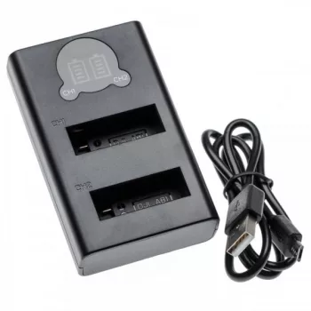   DJI Osmo Action készülékhez dupla töltőállomás (4.35V, 0.7 A) - Utángyártott