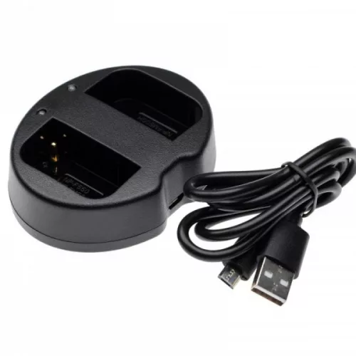 Sony MVC-FD5, MVC-FD51, MVC-FD7, MVC-FD71 készülékekhez dupla töltőállomás (8.4V, 0.6 A) - Utángyártott