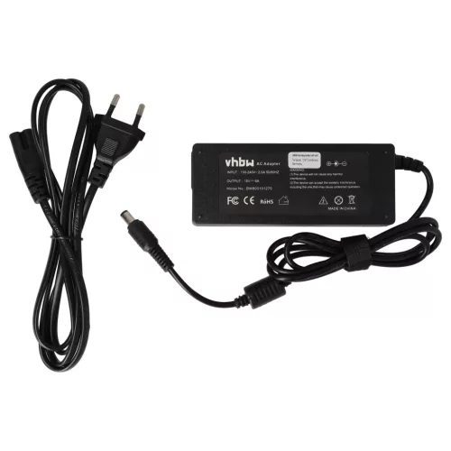 Toshiba PA3201U, PATS2450U helyettesítő hálózati adapter (15V, 90W, 6 A, 200 cm) - Utángyártott
