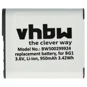   Sony NP-BG1, NP-FG1 helyettesítő fényképezőgép akkumulátor (Li-Ion, 3.6V, 950mAh / 3.42Wh) - Utángyártott