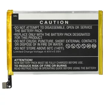   Vivo B-S1 helyettesítő mobiltelefon akkumulátor (Li-Polymer, 3.87V, 4900mAh / 18.96Wh) - Utángyártott