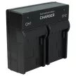 Canon Batteriegriff BG-9, BG-E13, BG-E14, BG-E6 készülékekhez dual töltő szett (8.4V, 0.9 A) - Utángyártott