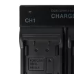 Canon Batteriegriff BG-E7 készülékhez dual töltő szett (8.4V, 0.9 A) - Utángyártott