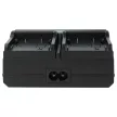 Canon Batteriegriff BG-9, BG-E13, BG-E14, BG-E6 készülékekhez dual töltő szett (8.4V, 0.9 A) - Utángyártott