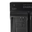 Canon PowerShot SX610 HS, SX700 HS, SX710 HS készülékekhez dual töltő szett (8.4V, 0.9 A) - Utángyártott