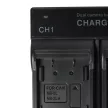 Canon PowerShot S70, S80 készülékekhez dual töltő szett (8.4V, 0.9 A) - Utángyártott