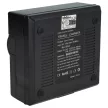 Panasonic VW-VBL090EK, VW-VBT190, VW-VBT380 készülékekhez dual töltő szett (8.4V, 0.9 A) - Utángyártott