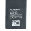 Canon PowerShot SX510 HS készülékhez dupla töltőállomás LCD kijelzővel (4.2V, 0.5 A) - Utángyártott