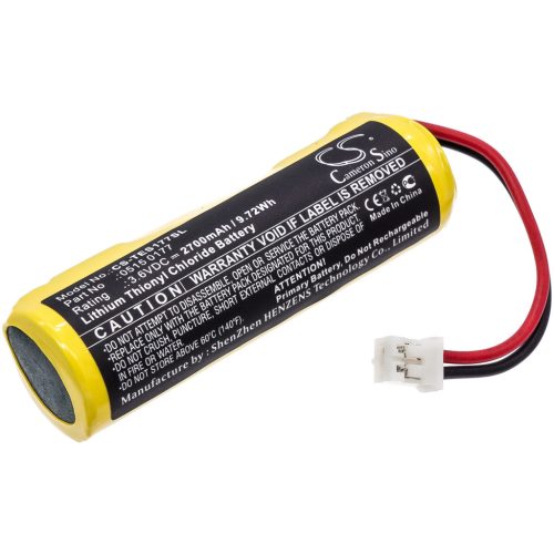 Testo 0515 0177 helyettesítő akkumulátor (Li-SOCl2, 3.6V, 2700mAh / 9.72Wh) - Utángyártott