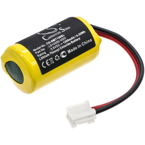 Siemens LS14250-VDO helyettesítő akkumulátor (Li-SOCl2, 3.6V, 1200mAh / 4.32Wh) - Utángyártott