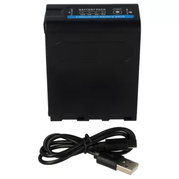   Sony NP-F990 helyettesítő fényképezőgép akkumulátor (Li-Ion, 7.2V, 10400mAh / 74.88Wh) - Utángyártott