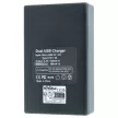 Sony BC-CSXB, BC-DCY akkumulátorokhoz dupla töltőállomás LCD kijelzővel (4.2V, 0.5 A) - Utángyártott