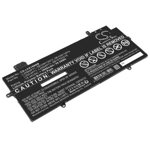 Lenovo SB10T83217 helyettesítő laptop akkumulátor (Li-Polymer, 15.44V, 3600mAh / 55.58Wh) - Utángyártott