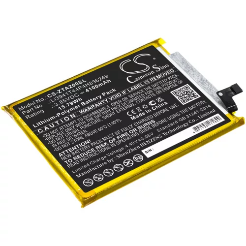 ZTE Li3941T44P4H836249 helyettesítő mobiltelefon akkumulátor (Li-Polymer, 3.85V, 4100mAh / 15.79Wh) - Utángyártott