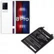 iQOO B-S0 helyettesítő mobiltelefon akkumulátor (Li-Polymer, 7.74V, 2150mAh / 16.64Wh) - Utángyártott