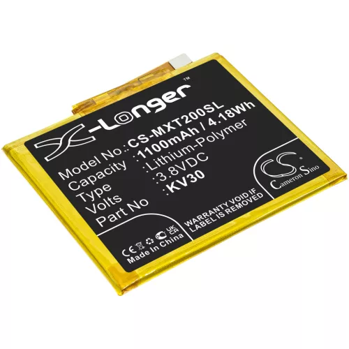 Motorola SB18C40007 helyettesítő mobiltelefon akkumulátor (Li-Polymer, 3.8V, 1100mAh / 4.18Wh) - Utángyártott