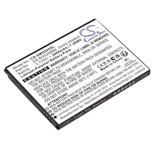 Samsung GH43-05060A helyettesítő mobiltelefon akkumulátor (Li-Polymer, 3.7V, 2000mAh / 7.4Wh) - Utángyártott