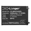 Xiaomi BP43 helyettesítő mobiltelefon akkumulátor (Li-Polymer, 7.74V, 2200mAh / 17.03Wh) - Utángyártott