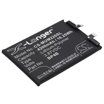  Xiaomi 2203129I készülékhez mobiltelefon akkumulátor (Li-Polymer, 3.87V, 4200mAh / 16.25Wh) - Utángyártott