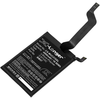   Xiaomi Redmi Note 10 Pro helyettesítő mobiltelefon akkumulátor (Li-Polymer, 3.87V, 4900mAh / 18.96Wh) - Utángyártott