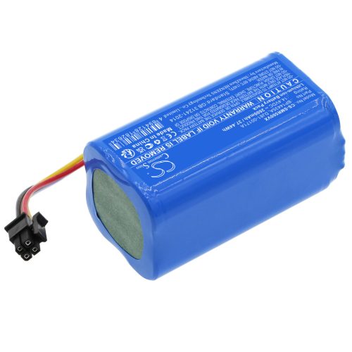 Eureka/Midea BP14435A helyettesítő akkumulátor (Li-Ion, 14.4V, 2600mAh / 37.44Wh) - Utángyártott