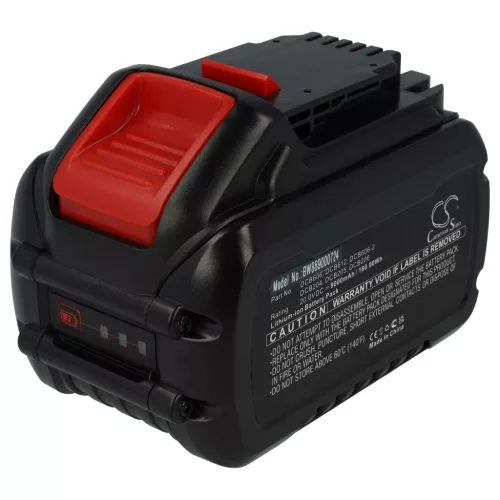 Dewalt DCB612 helyettesítő szerszámgép akkumulátor (Li-Ion, 20V, 9000mAh / 180Wh) - Utángyártott