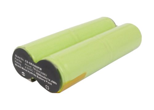 Gardena Accu4, TBGD430MU helyettesítő Fűnyíró akkumulátor (NiMh, 4.8V, 3000mAh / 14.4Wh) - Utángyártott