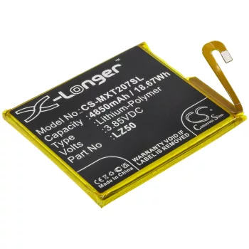   Motorola SB18C74374 helyettesítő mobiltelefon akkumulátor (Li-Polymer, 3.85V, 4850mAh / 18.67Wh) - Utángyártott