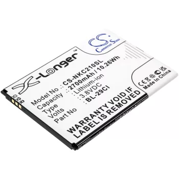   Nokia BL-29CL helyettesítő mobiltelefon akkumulátor (Li-Ion, 3.8V, 2700mAh / 10.26Wh) - Utángyártott